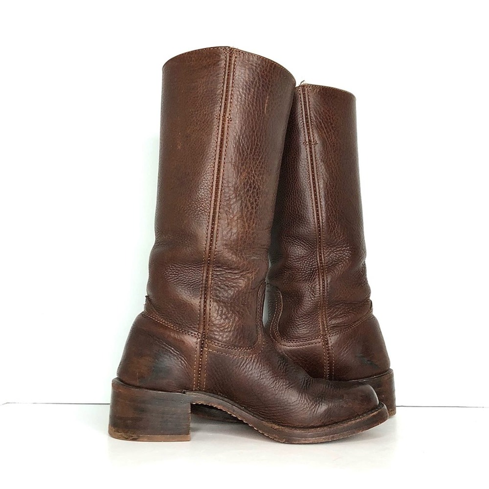 Frye Brown Heeled Boots - Picture 5 of 12